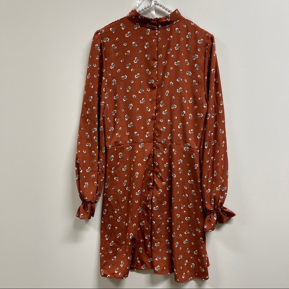 NWT Abound Mock Neck Printed Dress - Picture 7 of 8